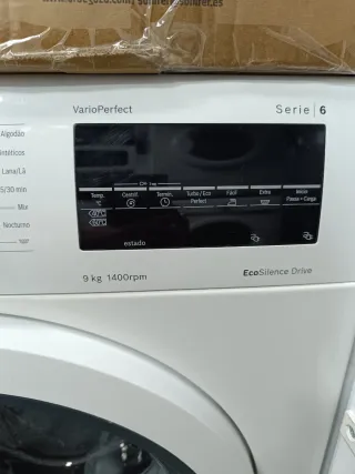 Lavadora Bosch Serie 6 9kg 1400rpm