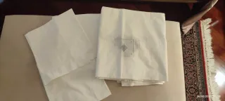 Lenzuolo corredo anni 70 cotone