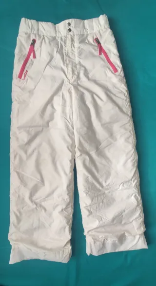 Pantalones de esquí Wedze blancos