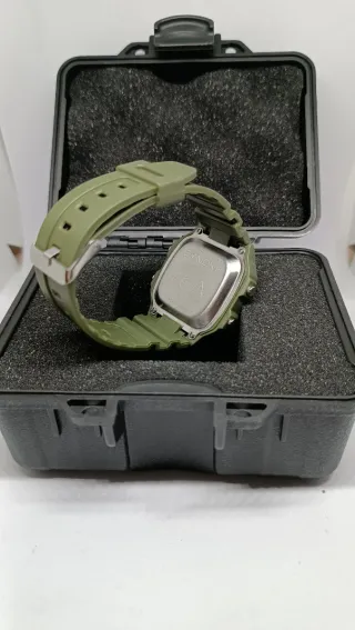 Reloj Deportivo SYNBKE Militar Digital Verde negro