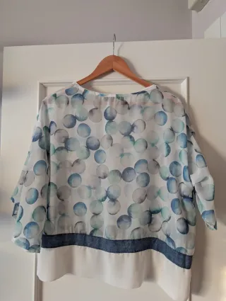 Blusa Glüen M/38 Estampado Círculos