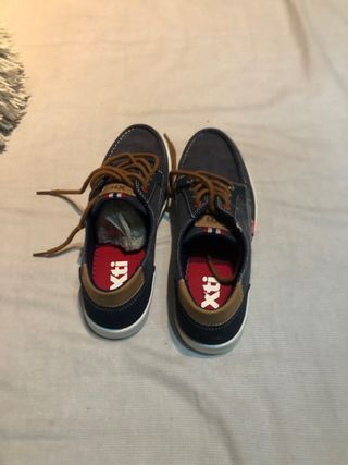 Zapatos náuticos Xti hombre azul/marrón talla 38
