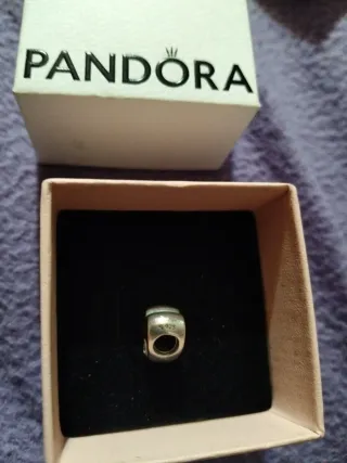 Charm Pandora Corazón Dad Plata y Circonita