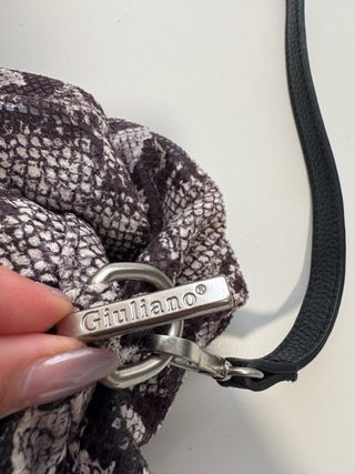 Bolso Giuliano Estampado Serpiente Piel
