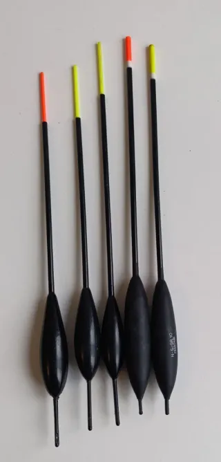 5 Flotadores de Pesca Inglesa