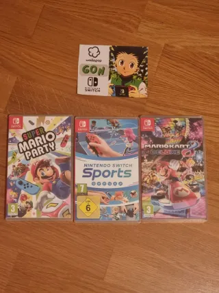 Pack Juegos Nintendo Switch: Mario Party, Sports,