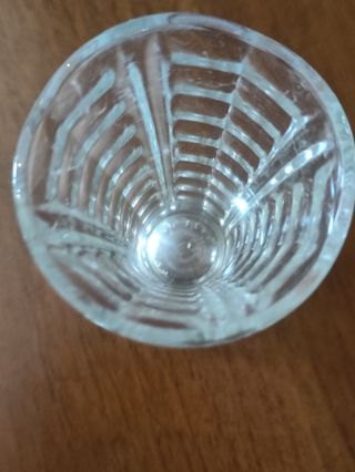 Vasetto in vetro decorato