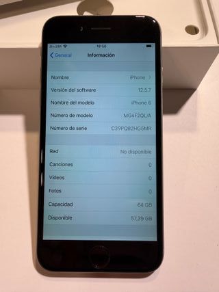 iPhone 6 64GB Space Grey Libero