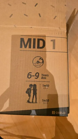 Patinete y casco infantil Oxelo MID 1