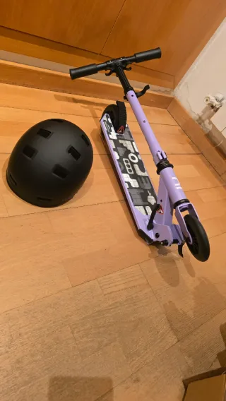 Patinete y casco infantil Oxelo MID 1