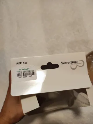 Sujetador sin tirantes beige