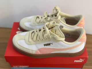 Zapatillas Puma Beige y Rosa