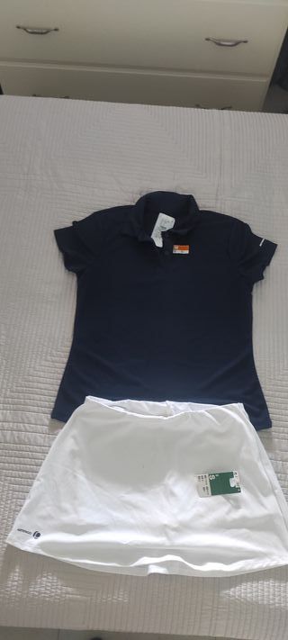 Conjunto Padel Camiseta Talla M y Falda Talla S