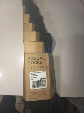 Pack 5 pares calcetines Trespass Talla L