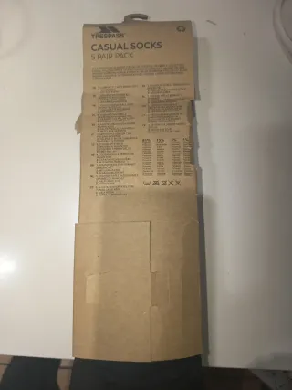 Pack 5 pares calcetines Trespass Talla L
