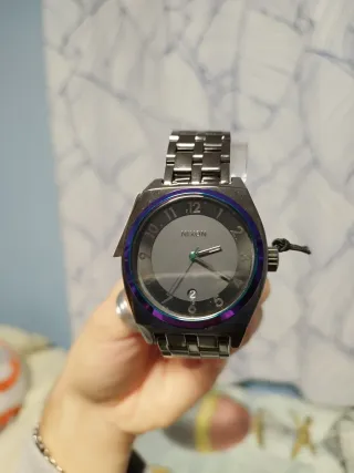 Reloj Nixon Monopoly Multicolor Plateado