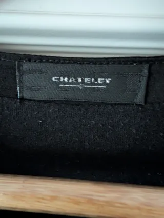 Blusa negra lunares plateados