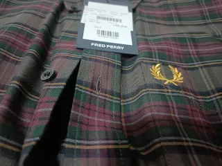 Camisa Fred Perry Talla S Cuadros