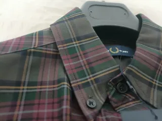 Camisa Fred Perry Talla S Cuadros