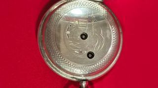 Reloj de bolsillo esfera plata 1880 a 1910