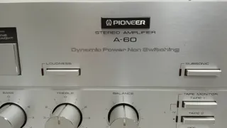 Amplificador Pioneer A-60 Plata.
