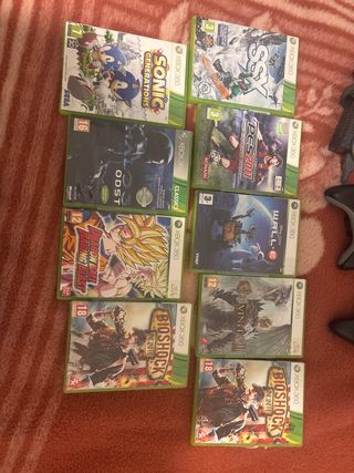 Lote 9 Juegos Xbox 360