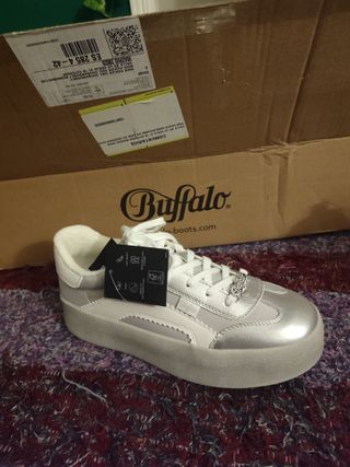 Zapatillas Buffalo Plataforma Mujer Talla 40