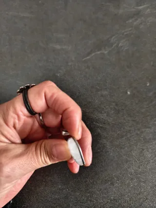 Colgante Corazón Plata 925 y Piedra Luna