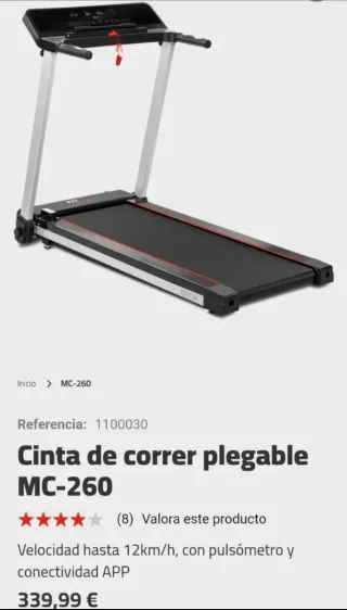 Cinta de correr plegable MC-260