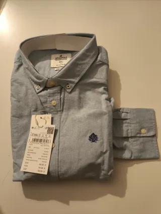 Camisa Springfield Hombre XXXL Azul