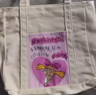 Totebag pintado à mão - Arnold