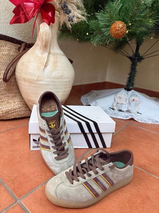 Zapatillas Adidas Malmo Mujer Verde agua/Marrón