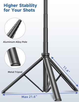 190cm Tripode para Movil, Extensible Trípode Profe