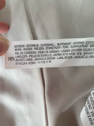 Cazadora de piel tachas