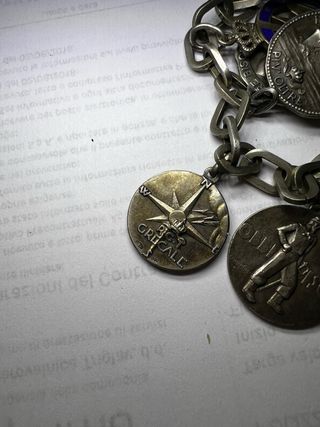 Medaglie in argento 800 Marina Militare