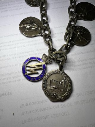 Medaglie in argento 800 Marina Militare