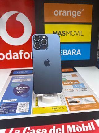 iPhone 15 Pro Max 512GB Azul/Gris con Garantía
