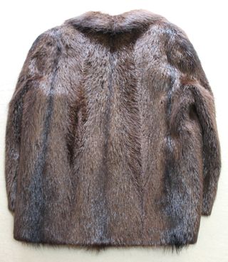 Abrigo Pelo Natural Vintage Talla XL