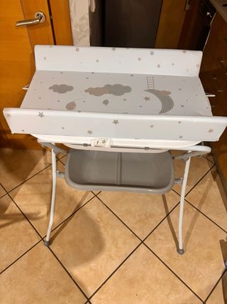 Bañera cambiador plegable bebé