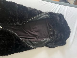 Chaleco pelo Zara negro