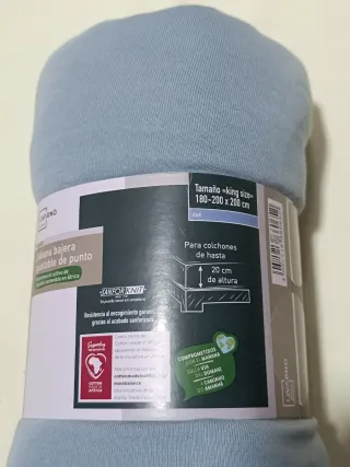 Sábana Bajera ajustable King Size 180-200x200cm