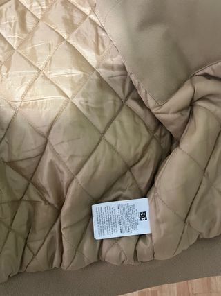 Cazadora DC Shoes acolchada beige