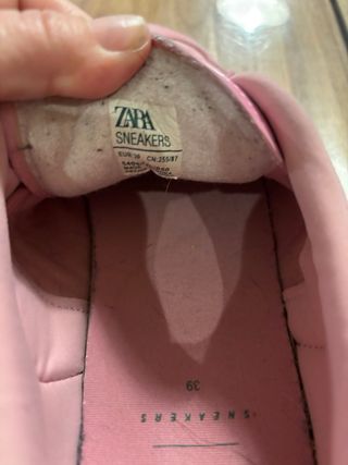 Zapatillas casuales rosas y verde azulado