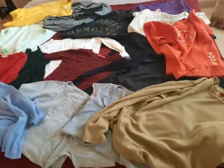 Lote de 18 camisetas talla s/m mujer