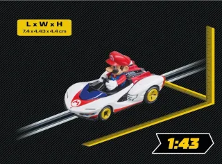 Carrera GO!!! Mario Kart Yoshi y Mario