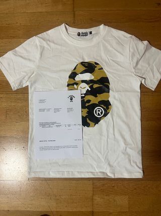 Camiseta Bape Blanca Talla M
