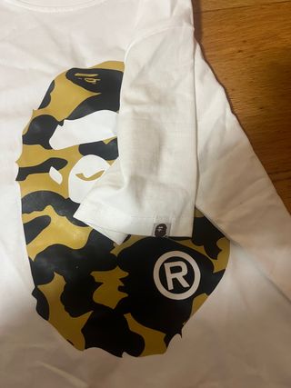 Camiseta Bape Blanca Talla M