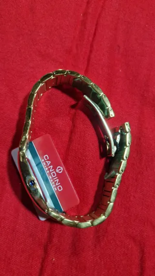 Reloj Candino Mujer Chapado Oro Nuevo