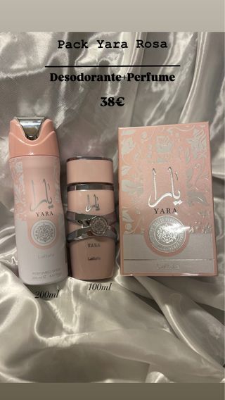 Pack Perfume y Desodorante Yara Rosa Lattafa
