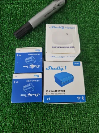 Shelly Motion y 2 Shelly 1 MINI